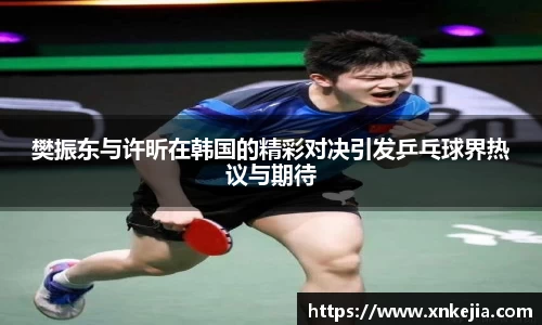 樊振东与许昕在韩国的精彩对决引发乒乓球界热议与期待